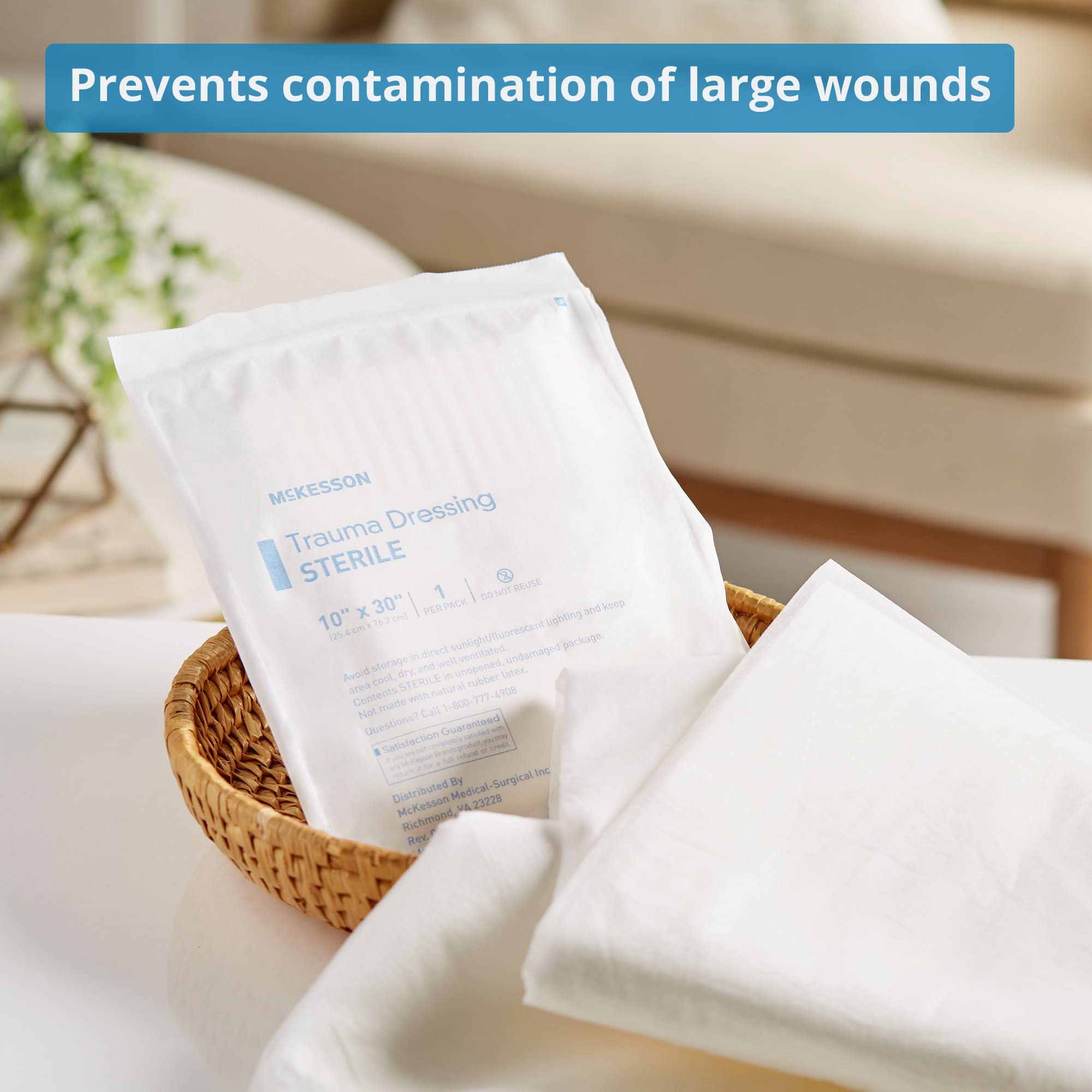 Breathable Waterproof Adhesive Island Dressing For Knee/Hip Replacement Wound Incisions Bandages Bordered Gauze 4"X10" With 2"x8" Non Stick Pad No More Wounds Sticking Pack Of 10