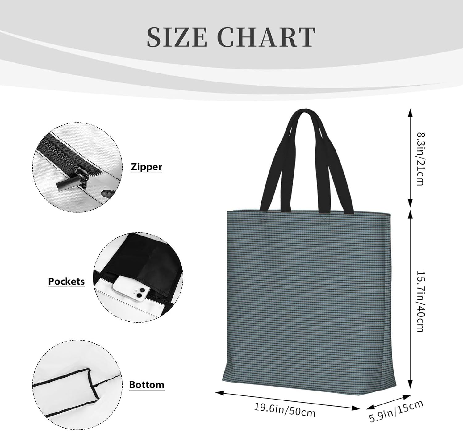 Airplane In The Evening Light Print Eco-Friendly Tote Lightweight Grocery Bag Daily Commuting Travel Beach Gym Use