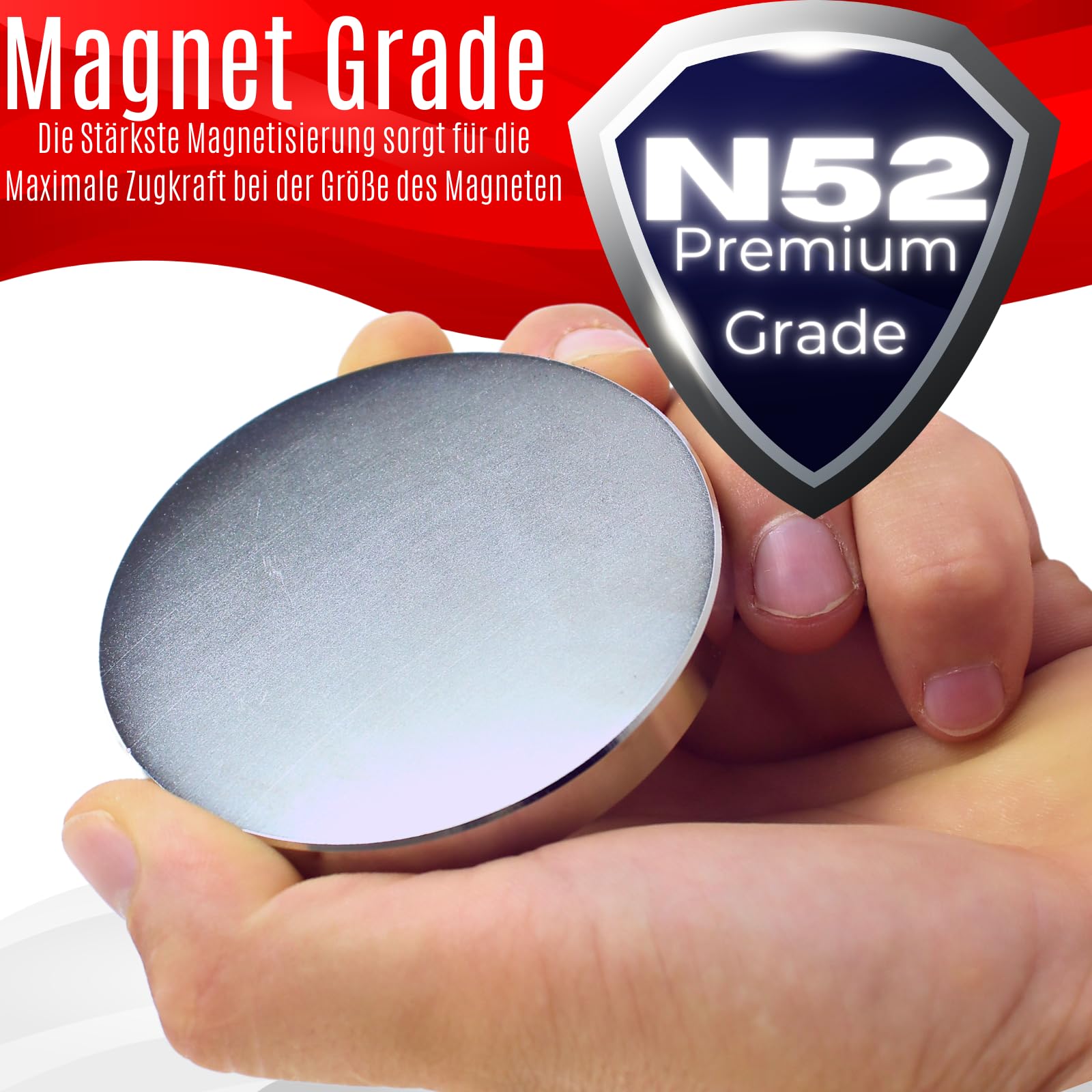 Magnes neodymowy N52 tarcza 280 kg – super mocna tarcza magnetyczna o średnicy 80 mm – okrągłe magnesy neodymowe bardzo mocne tarcze okrągłe, płaskie