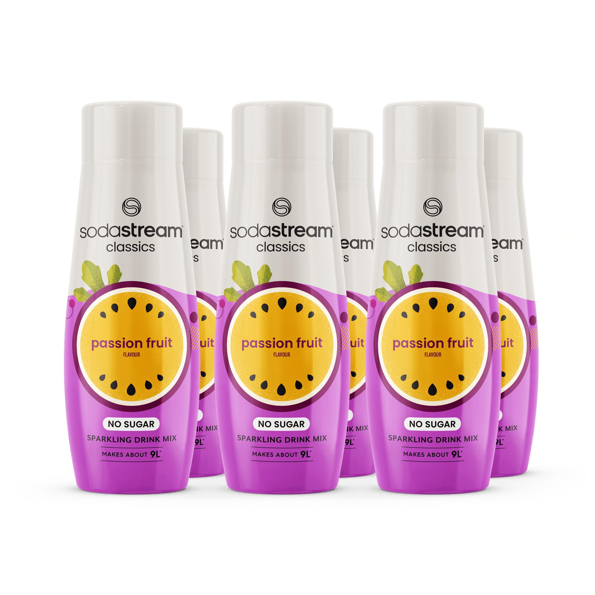 SodaStream Zeros Drink Mix, Classic Fruits Range, Sugar Free Soda