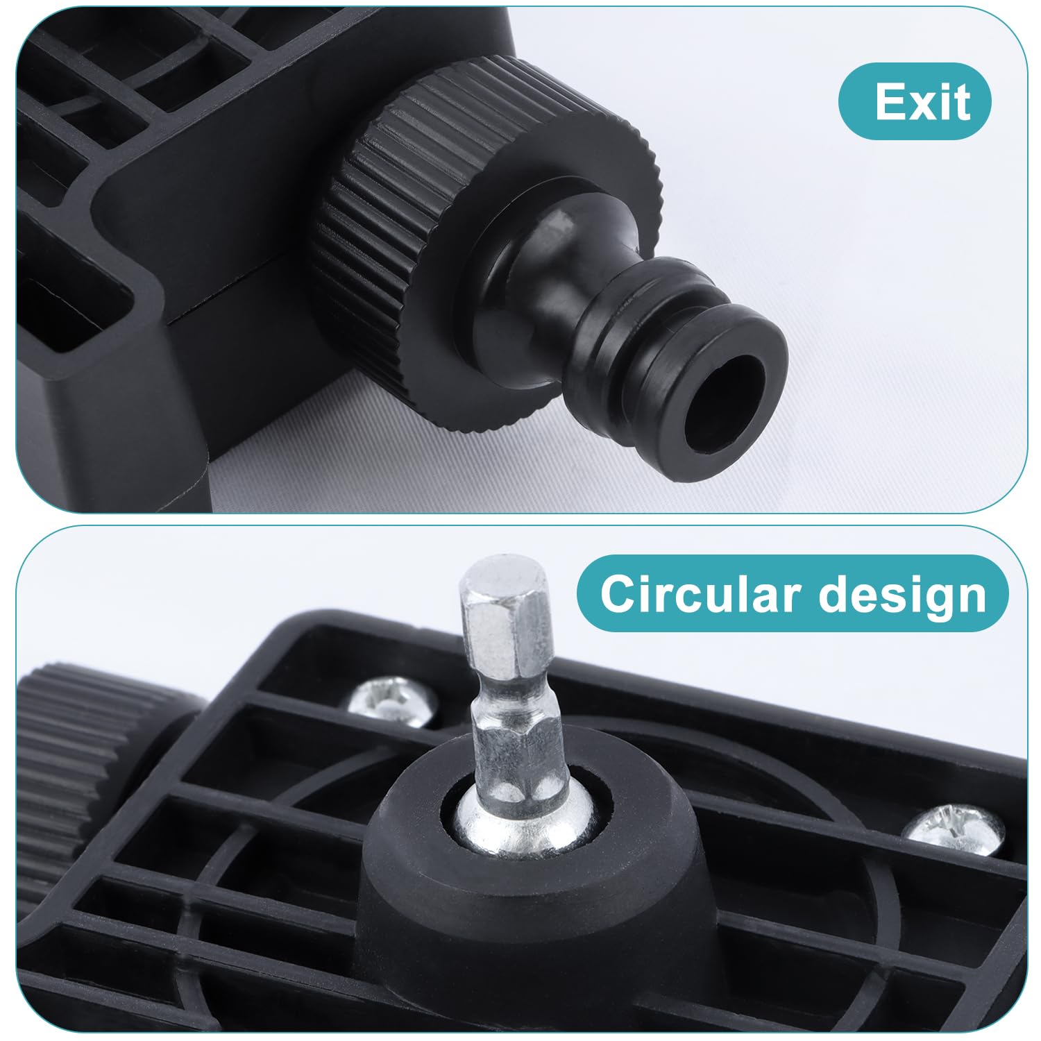 Bomba de Taladro Eléctrica de Perforación Mini Taladros para Bomba Portátil Autocebantes con Tubo Manguera Transparente 2M para Bombear y Bombear Agua