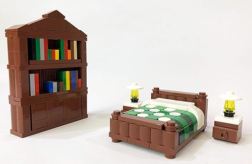 Miniatura 3 de Brick Loot Kit de bloques de construcción de juguete, muebles de minifiguras de ciudad, para adultos y niños a partir de 6 años, 100% compatible con
