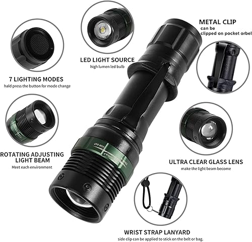 Miniatura 3 de 2 luces LED de señal de seguridad de 11 pulgadas, luces de control de tráfico con 7 modos de flash rojo, para asistente de estacionamiento,