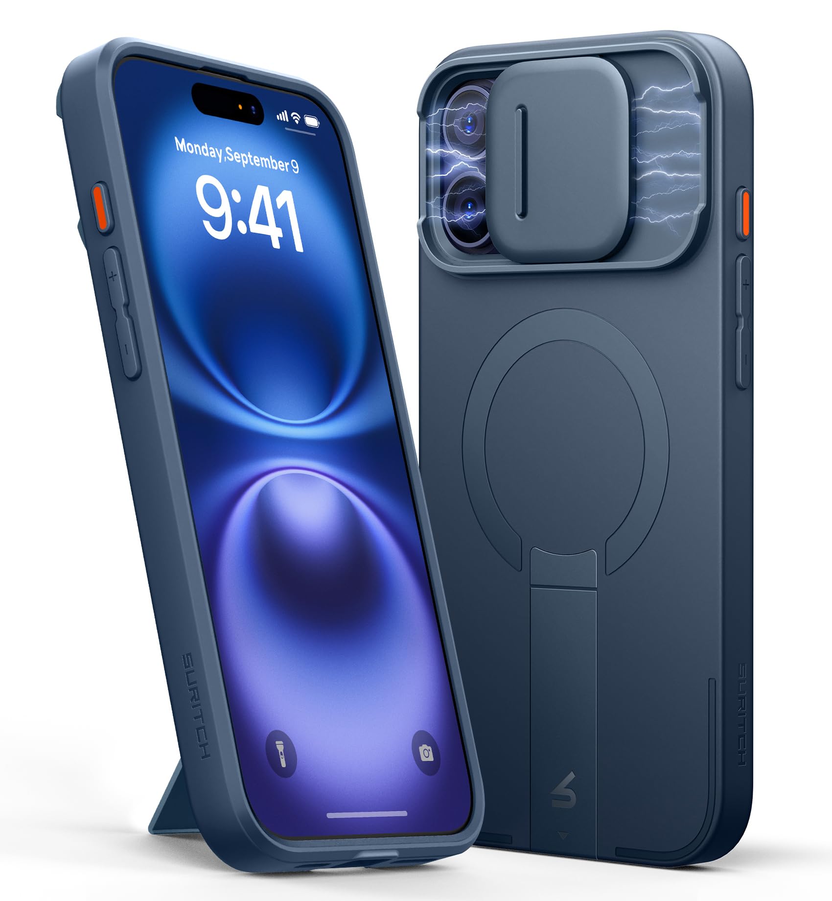 SURITCH Magnetic Case Compatible with iPhone 16 Plus