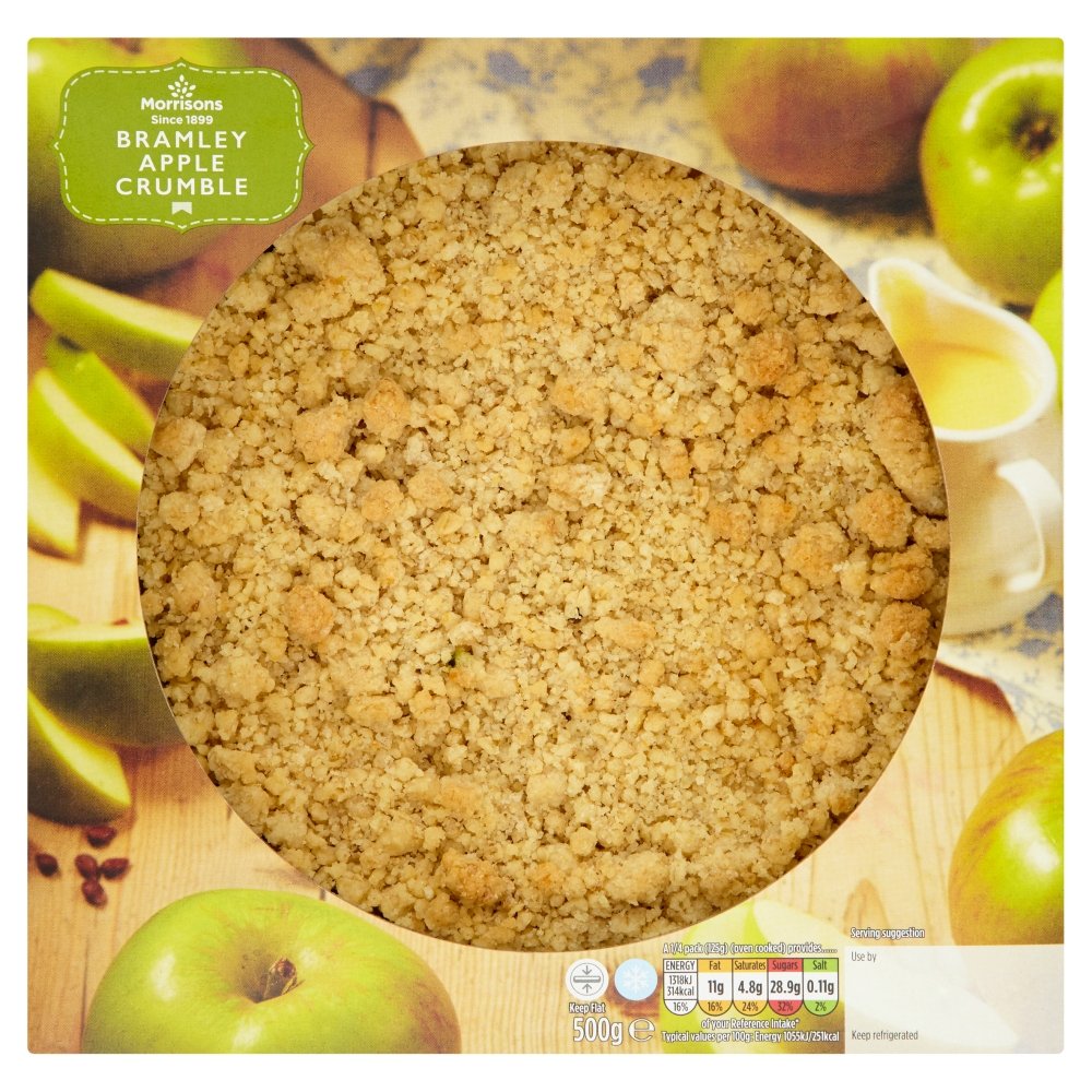 Morrisons Family Apple Crumble 500g