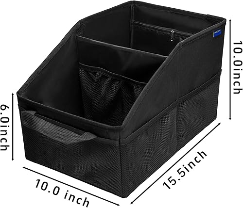 Miniatura 2 de Organizador de asiento de automóvil, organizador de asiento de pasajero, organizador de almacenamiento plegable para asiento de automóvil pequeño