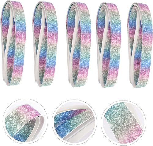 Miniatura 6 de 10 piezas de raqueta de tenis con mango antideslizante, banda de sudor, accesorios de envoltura que absorben el sudor para cinta de agarre, cintas