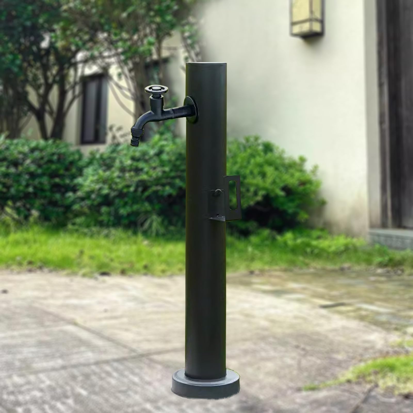 Fyiyiew One Color Water Butt Tap, Freestanding Hose Stand Vertical Tap(Height: 95Cm/37.4In)