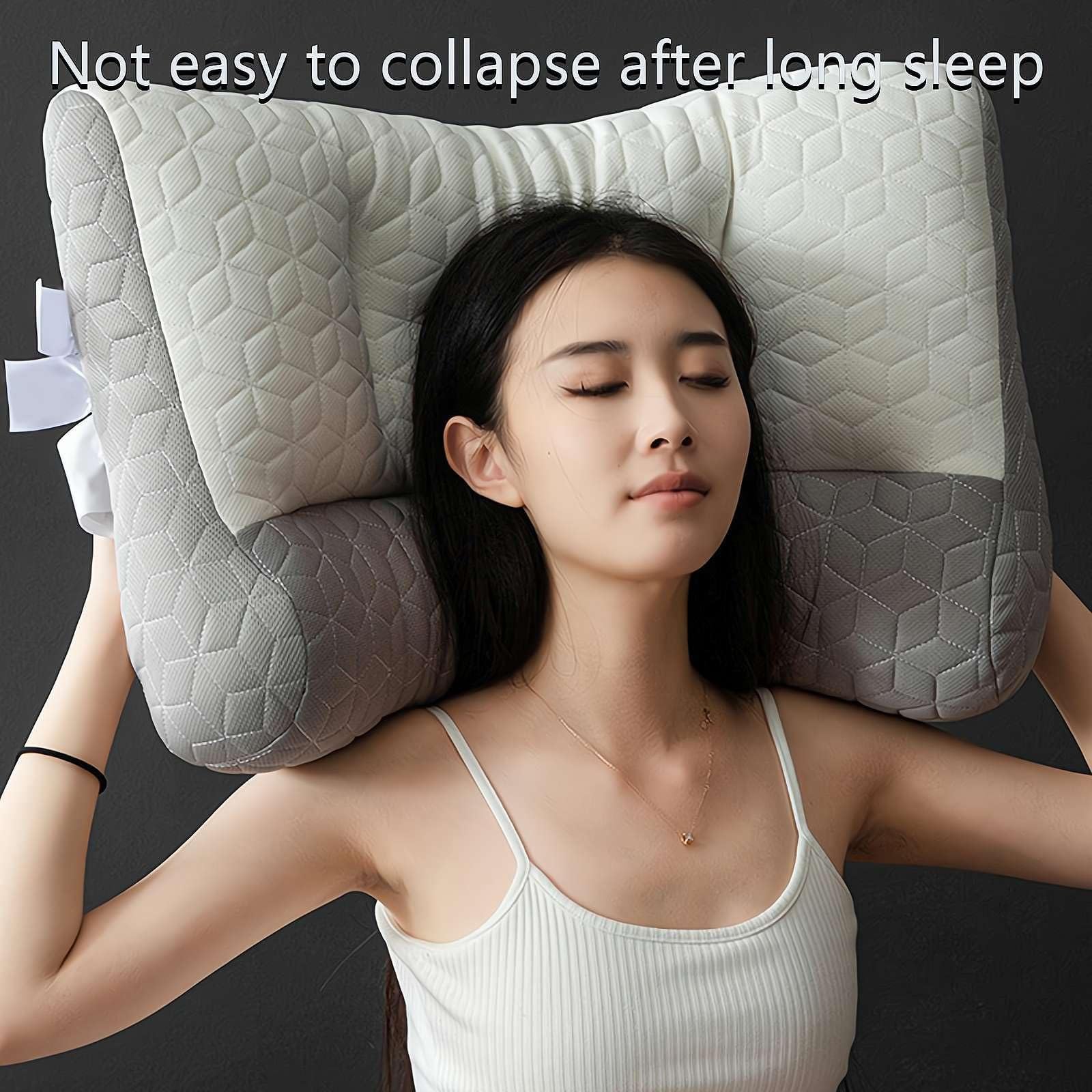 Cuscino cervicale ortopedico for il sollievo dall'apnea notturna Design ergonomico for un sonno profondo