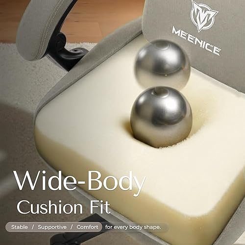 Miniatura 7 de Silla de juegos de tela con resorte de bolsillo, silla ergonómica de respaldo alto para videojuegos con reposapiés, soporte lumbar de masaje, altura