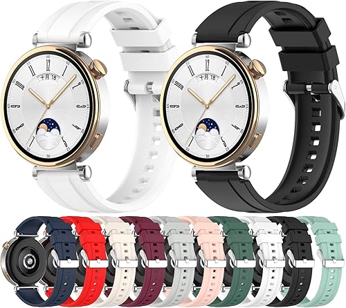 Miniatura 6 de MOTONG Correa de repuesto compatible con Huawei Watch GT4 de 1.614 pulgadas, correa de repuesto de 0.709 in compatible con Huawei Watch GT4 de 1.614