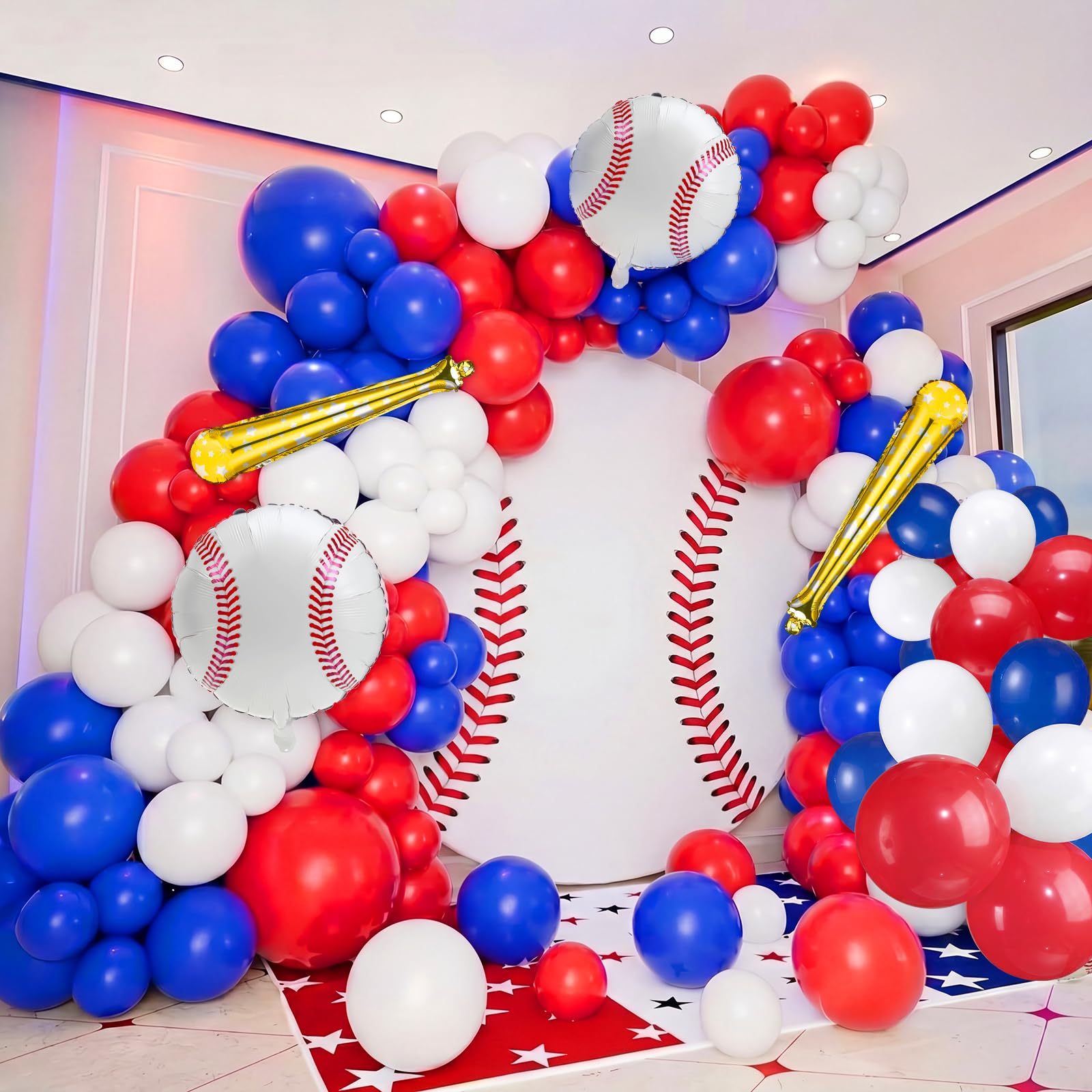 Photo 1 of Teyva Daily 99 Pcs Baseball Party Decorations Kit