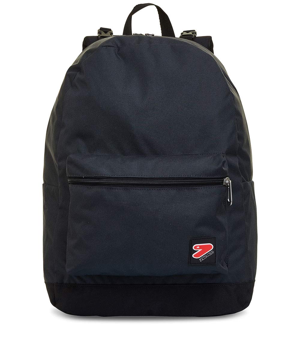 Seven Wende-Rucksack, aus nachhaltigem Stoff, Geräumige Schultasche für Teenager, Mädchen & Jungen, 2 Muster, für Schule, Sport&Freizeit, Doubleface; mit Kopfhörern, dunkelgrau, SMOKED CAMO