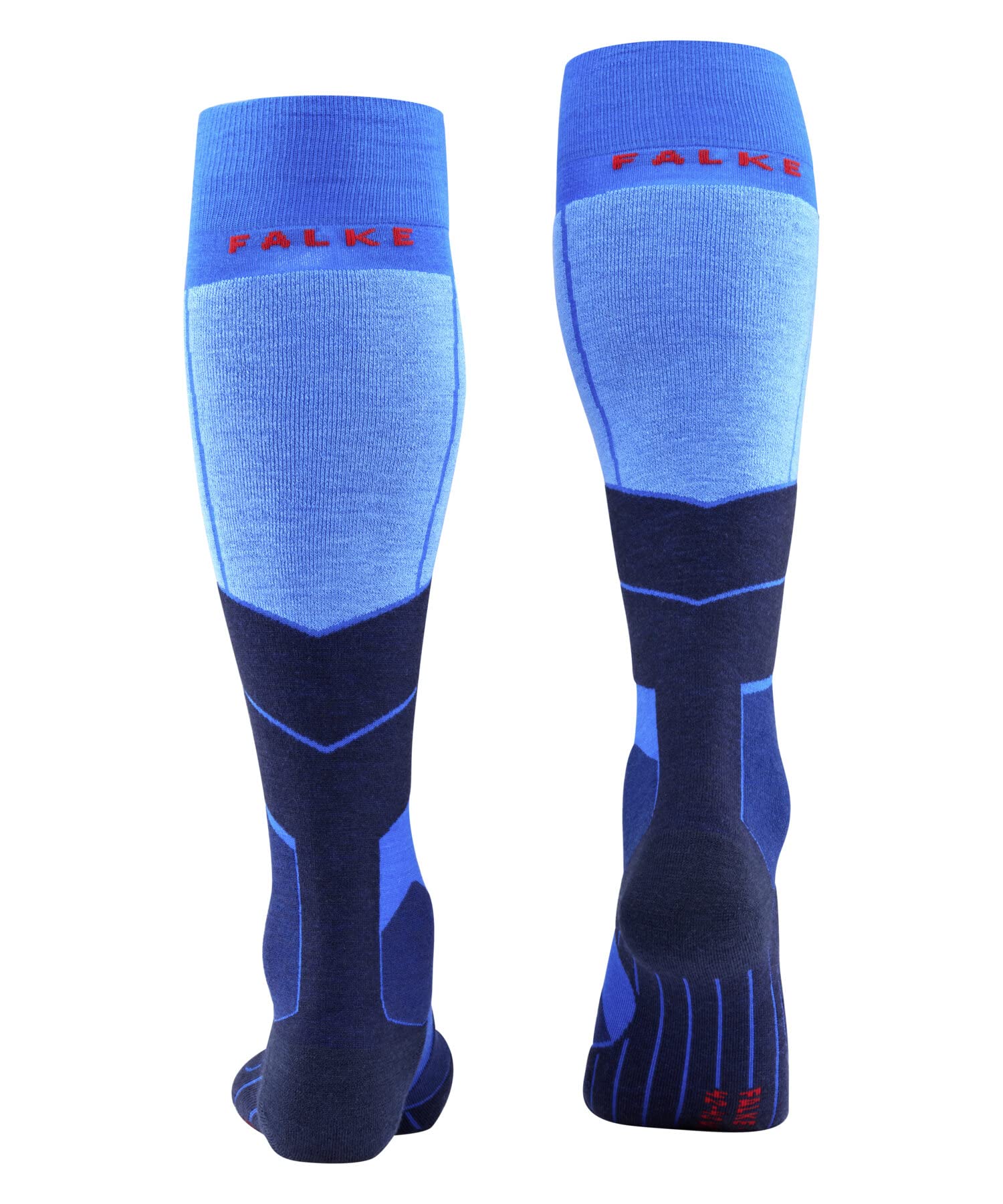 FALKE Homme St4 Wool Chaussettes De Ski Rembourrage Ultra-Léger Fines Pour Longues Randonnées À Ski Respirantes Séchage Rapide Régulation Climatique Anti-Odeur Laine Fil Fonctionnel 1 Paire