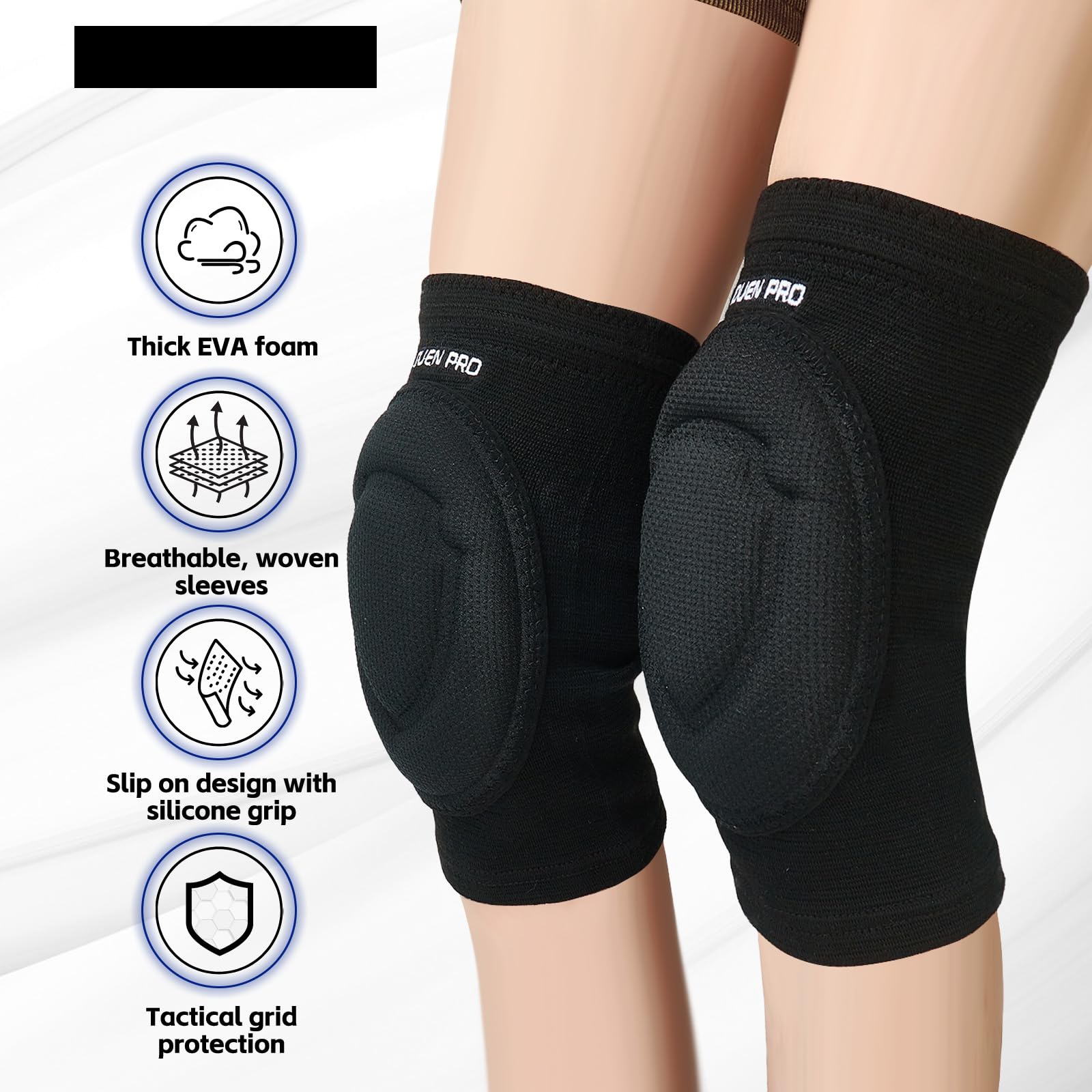 ONS ブラック フルスーツ 膝パッド付き VBニーパッド（メッシュ） | ブラック×ベリーピンク | メンズ