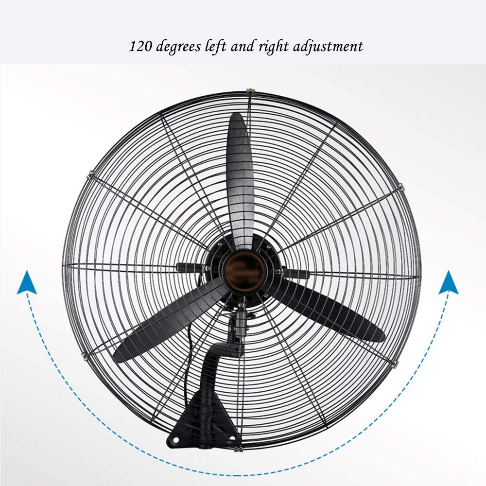 ALX Ventilatore a muro - Ventilatore industriale Gale Ventilatore elettrico potente Ventilatore a pavimento per ventilatore a pavimento a livello industriale Ventilatore a parete ad alta velocità Moto