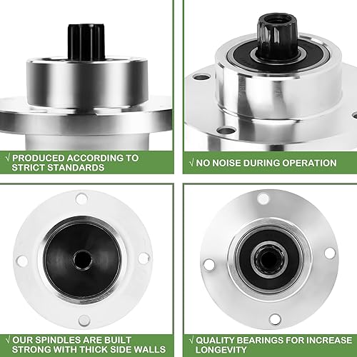 Miniatura 4 de AEagle Conjunto de husillo de cubierta para Hustler 44 52 pulgadas FasTrak Mini Z Super Mini 783506
