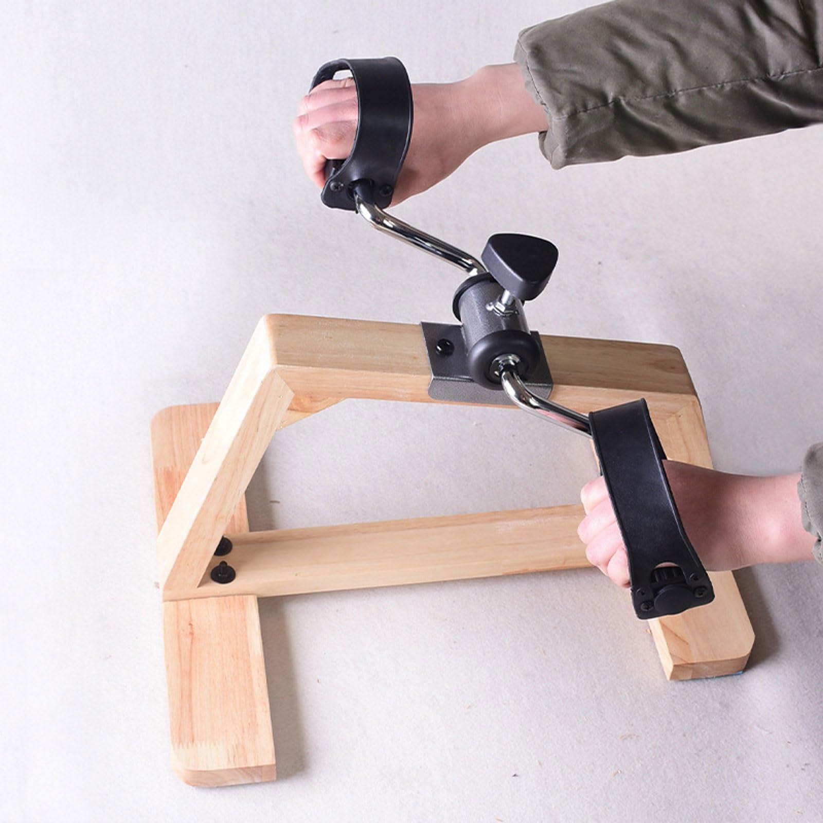 Pedaltrainer Unter Dem Schreibtisch, Fahrrad Mini-FußTrainer, Verstellbarer Widerstand, Leise für Zuhause, Fitness, Fitnessstudio, Workout, Beine, Arme