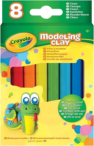 Crayola Arcilla para modelar 8 por paquete 06 onzas básicas paquete de 6