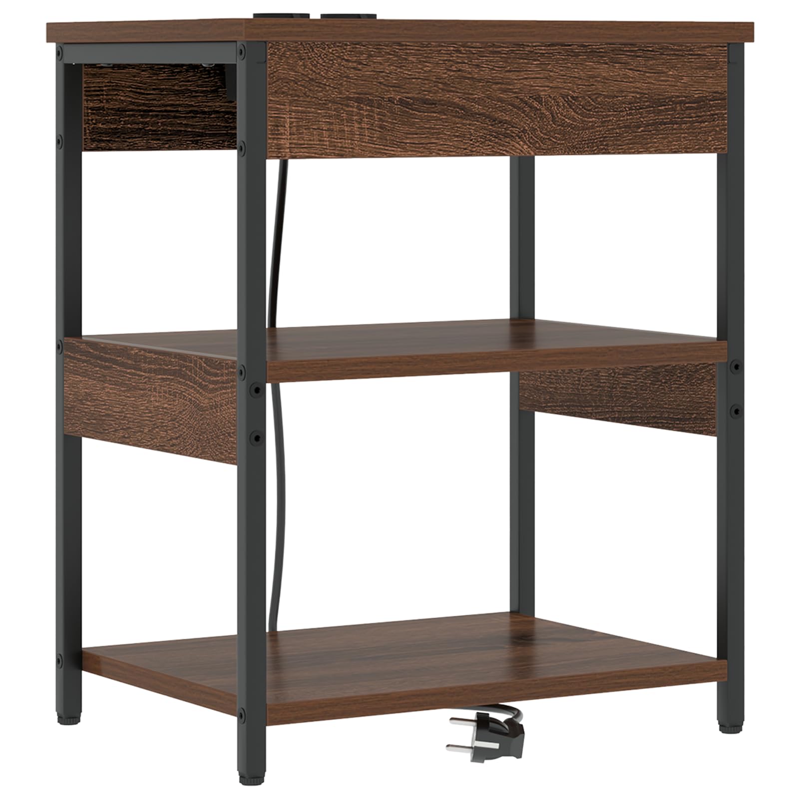 vidaXL Bedside Table - Modern Bedroom Furniture with Storage