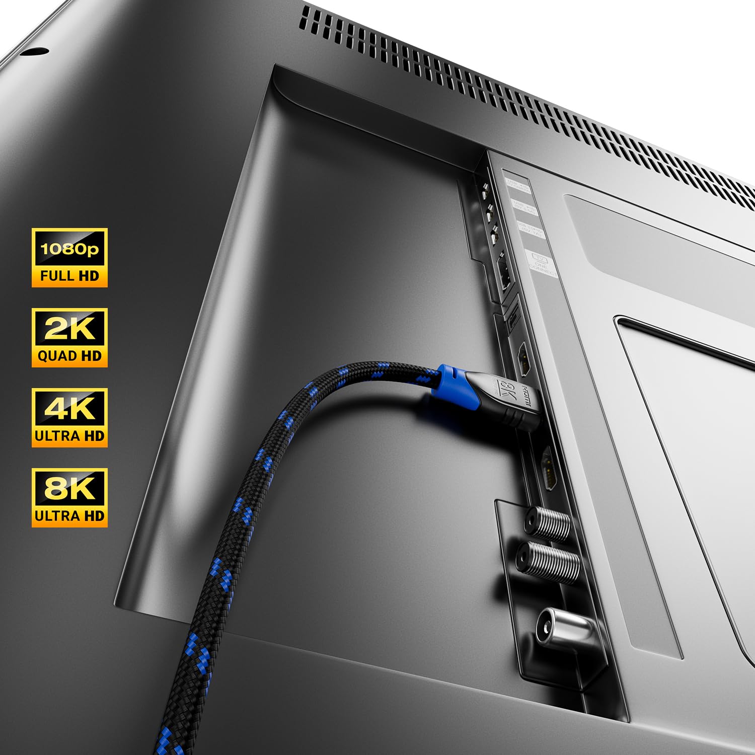 Adaptateur HDMI 2.1 8K DeleyCON - Coupleur 48Gbps Pour TV 8K@60Hz, PS5, Xbox