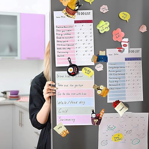 Miniatura 6 de 10 imanes para refrigerador de alimentos, lindos imanes 3D para nevera, divertida decoración del hogar para cocina, oficina, pizarra de borrado en