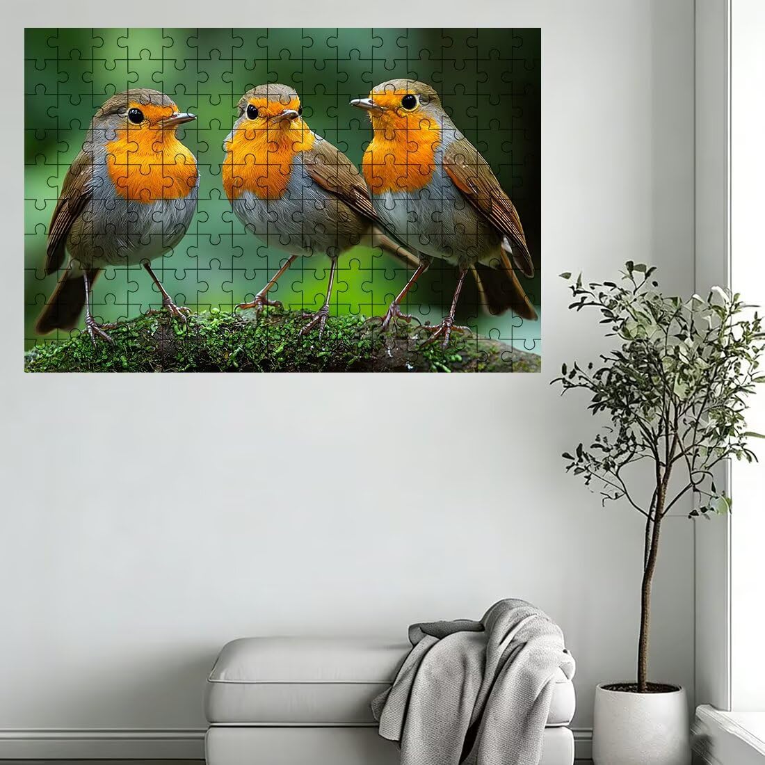 Puzzle 5000 sztuk ptaków, puzzle zwierzęta dla dorosłych, klasyczne puzzle gry edukacyjne do aktywności rodzinnej, najwyższej jakości drewniane puzzle z pudełkiem na prezent dla mężczyzny, prezent dla