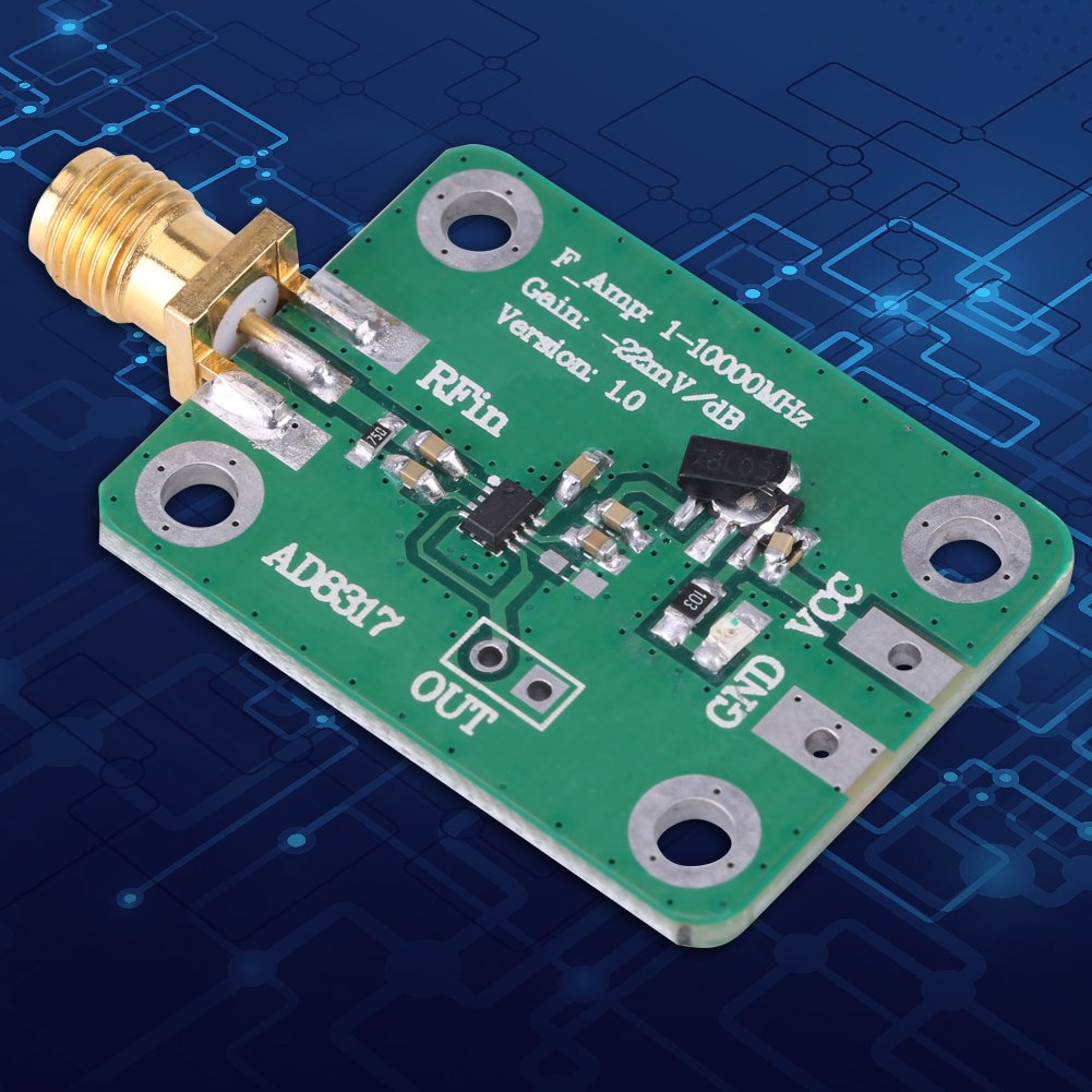 1 Stück 1 Mt-10000 MHz AD8317 RF Signal Leistungsmesser Logarithmischer Detektor Dynamische ALC AGC-Steuerung