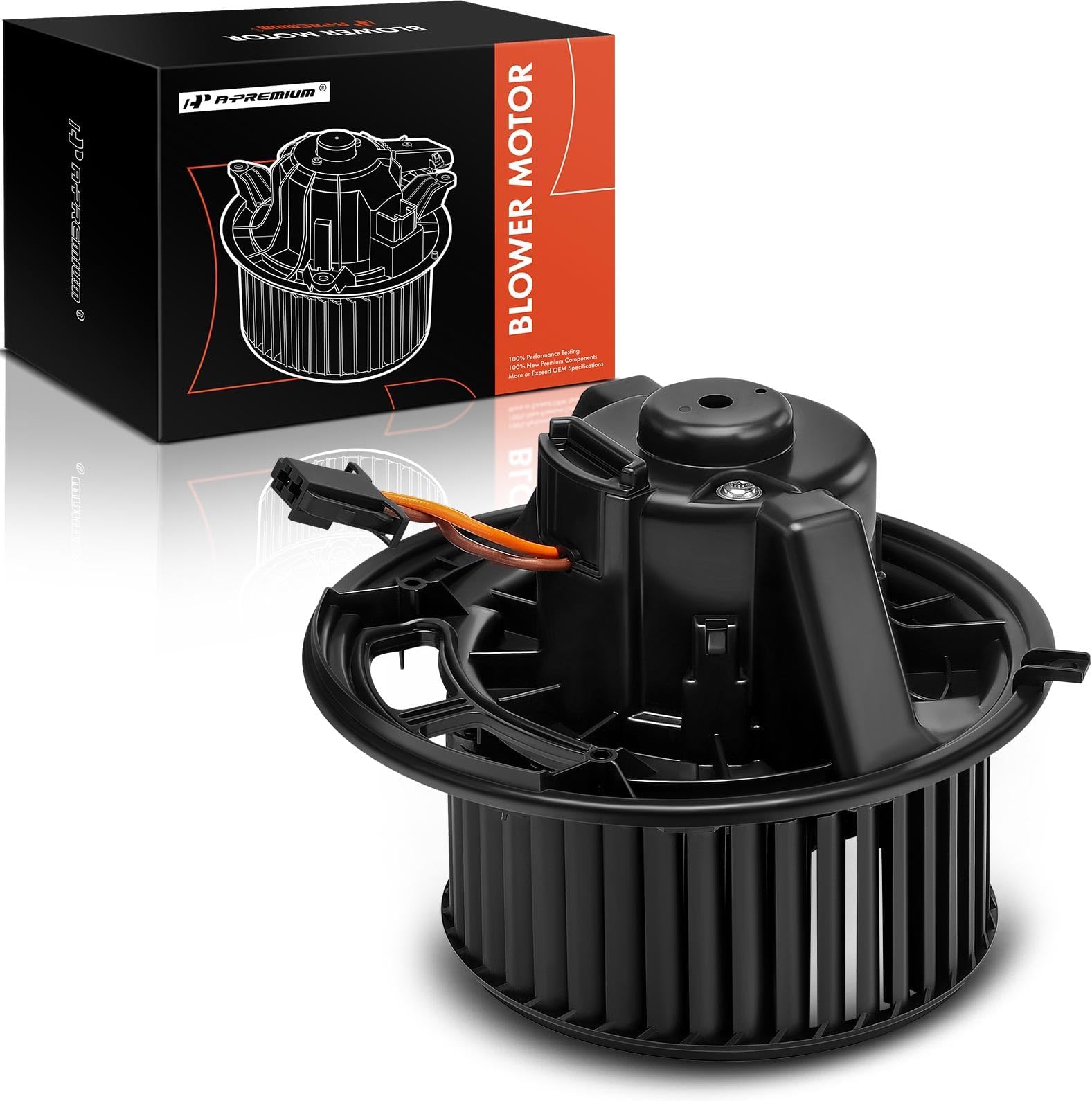 A-Premium Front HVAC Heater Blower Motor Assembly Compatible with BMW 128i 135i 325xi 328i 328i xDrive 328xi 330i 330xi 335d 335i 335i 335i xDrive 335is M3 X1 X3 Z4