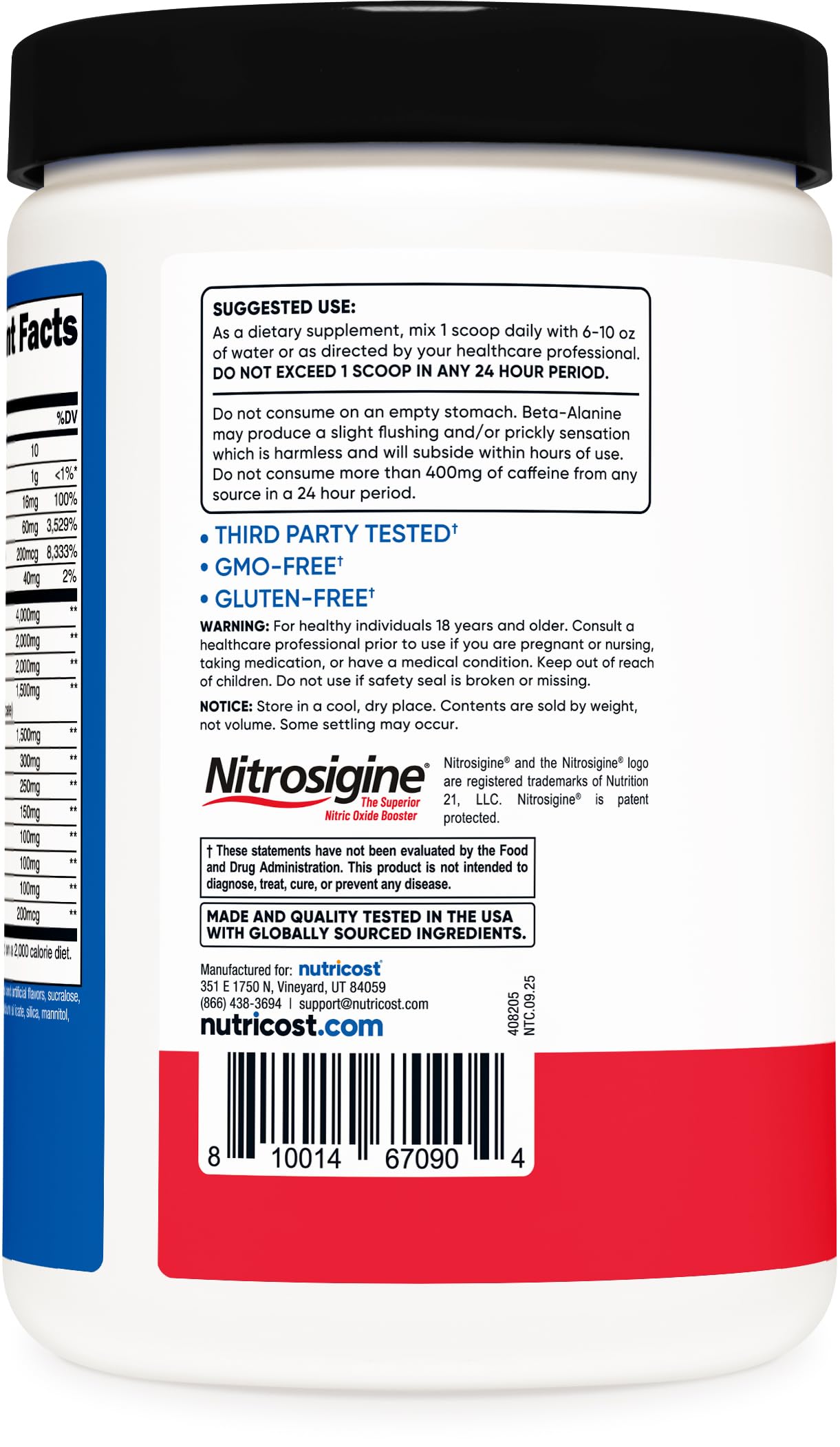 Nutricost Pre-X Xtreme Pre-Workout Complex Powder (Fruit Punch) 30 Servings — Amazon image 4