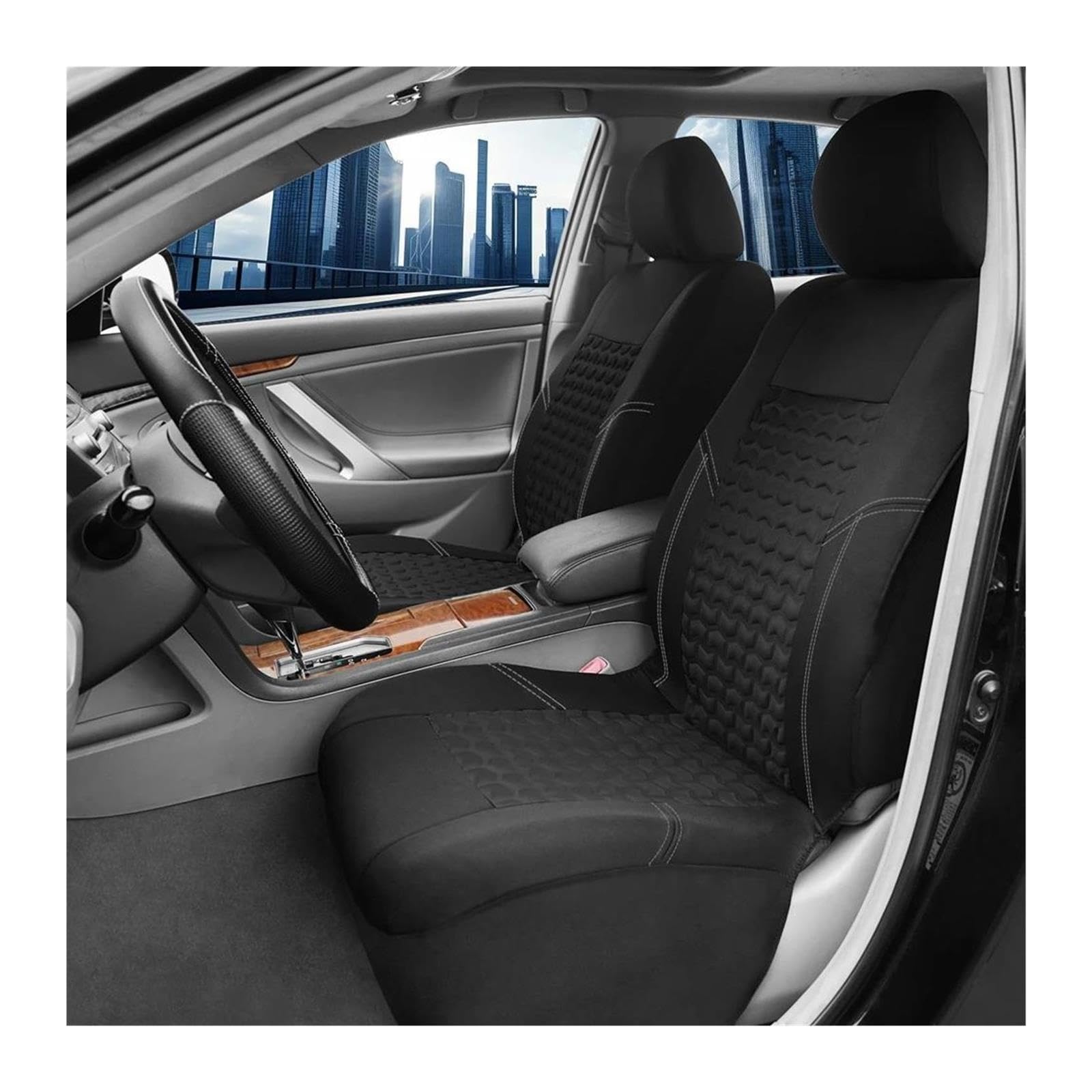 Juego Completo Fundas Asientos Traseros Coche Universal Transpirable 5