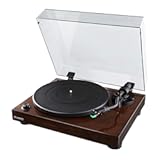 RT81 Elite High Fidelity Vinyl Turntable Record Player with Audio Technica AT95E Cartridge, Belt Drive, Built-in Preamp, Adjustable Counterweight, High Mass MDF Wood Plinth - Walnut