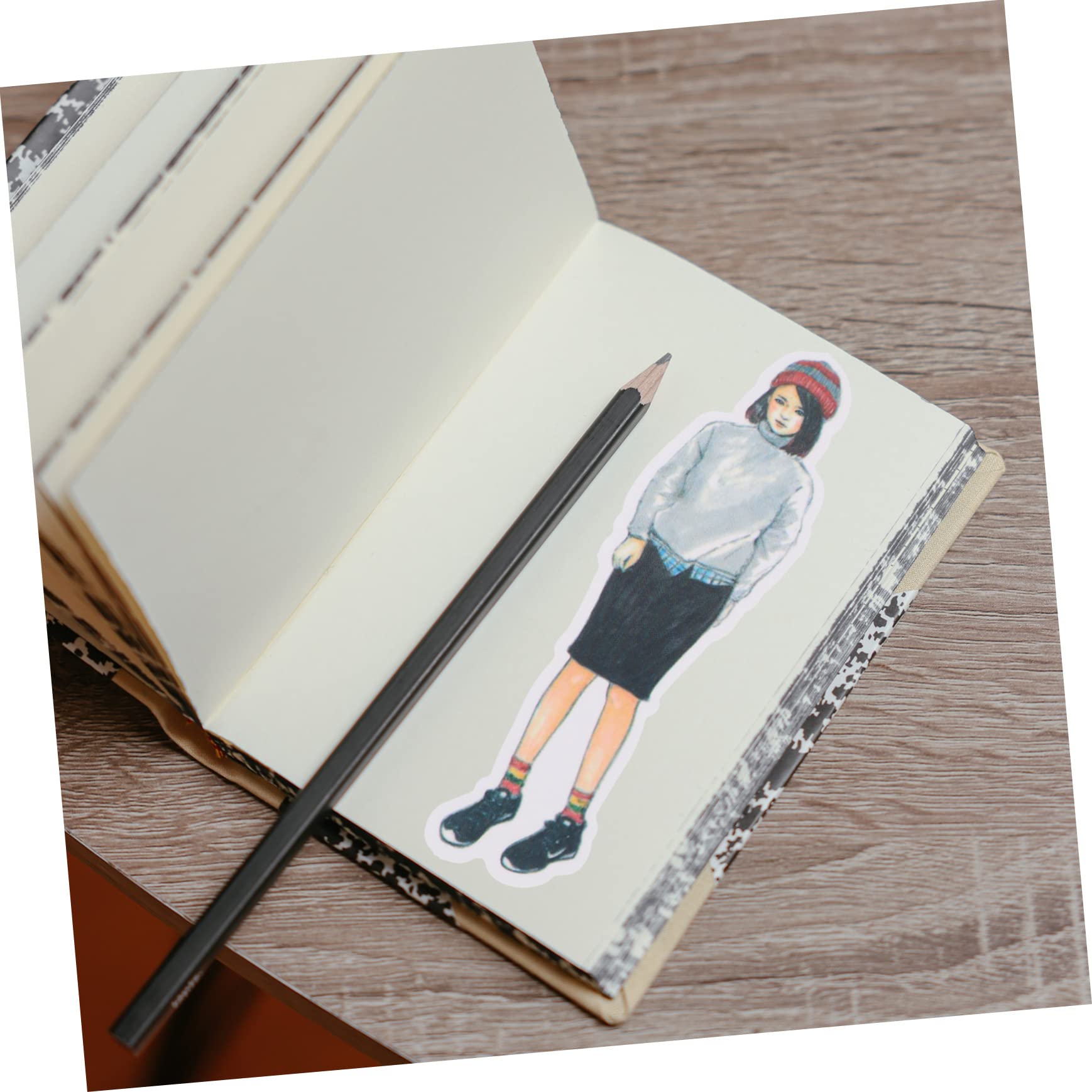 1080piezas Stickers De Scrapbooking De Personajes Pegatinas Decorativas Para Diario Material De Manualidades y Journaling Accesorios Aesthetic Para Álbumes y Calendarios
