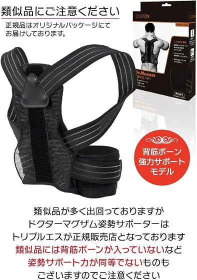 トリプルエス 柔道整復師が考えた 姿勢サポーターの商品画像