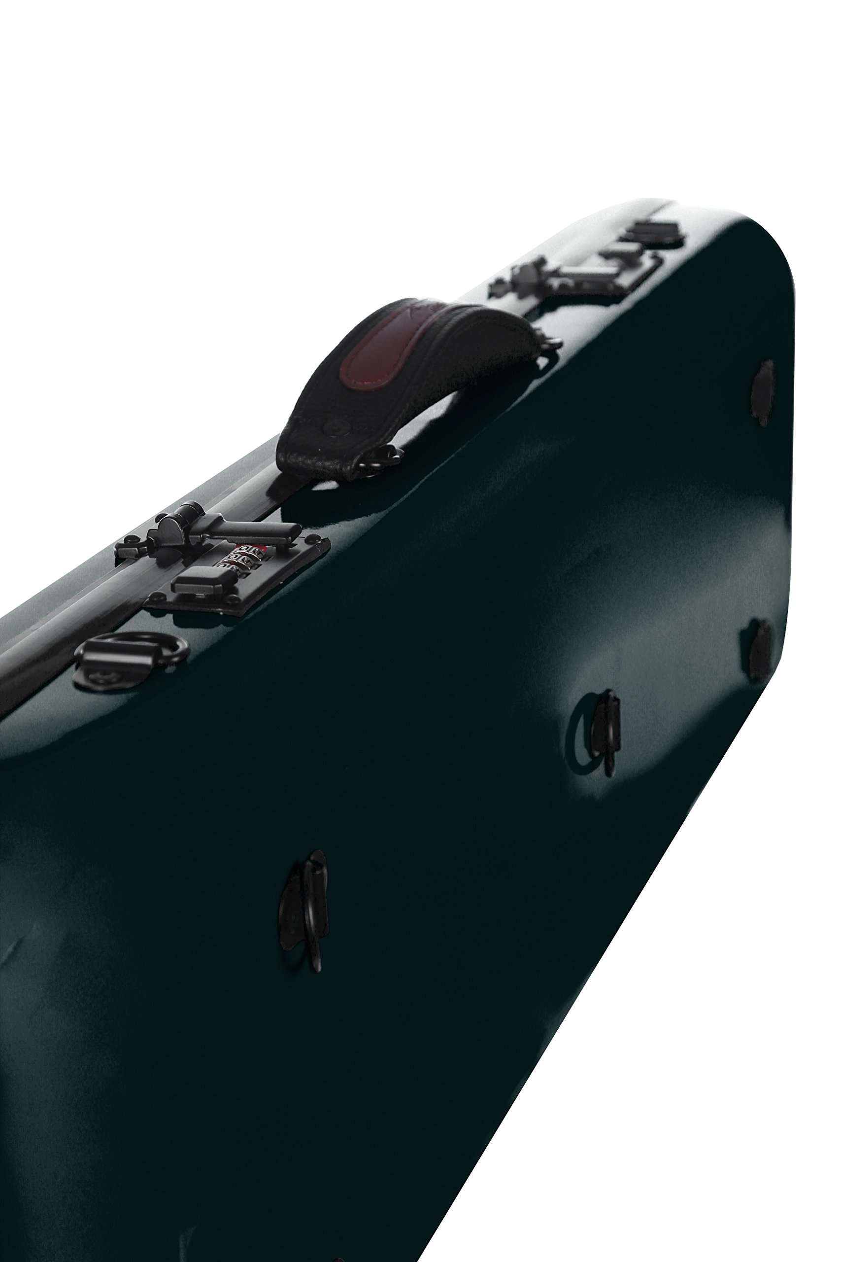 Geigenkoffer Fiberglass Safe Oblong 4/4 grün M-Case + Musiktasche