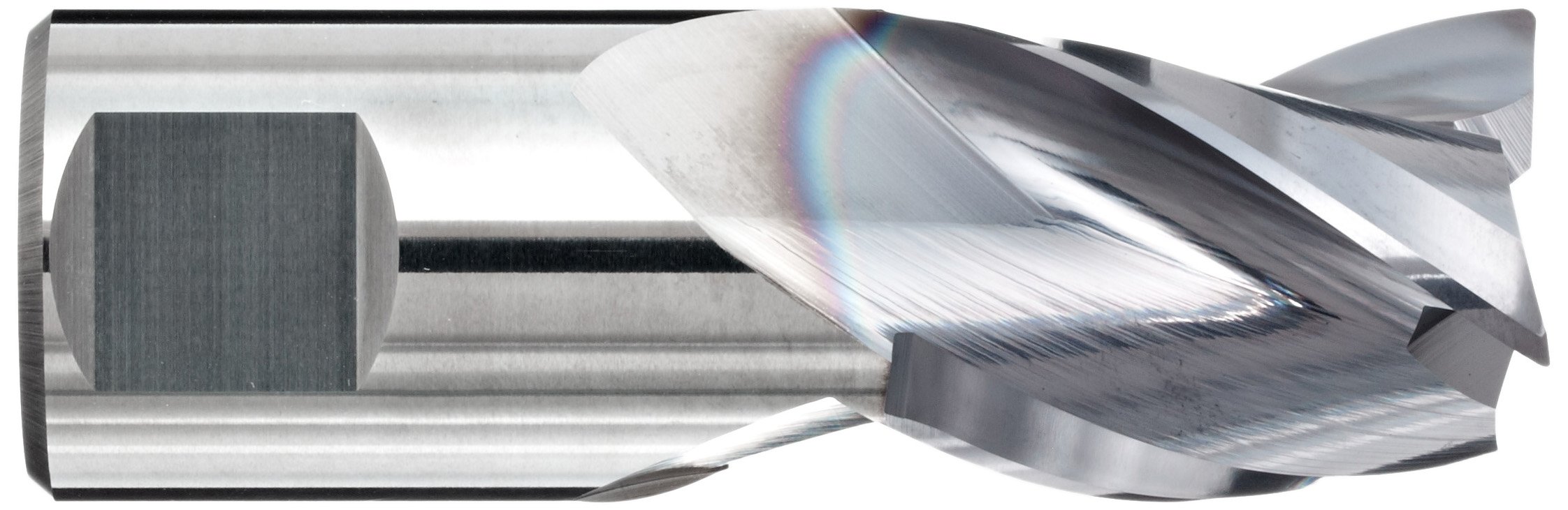 YG-1 E5105 Carbide Corner Radius End Mill, Weldon Shank, TIALN Multilayer Finish, Non-Center Cutting, 35 Deg Helix, 3 Flutes, 3