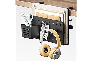 No-Drill Pegboard Desk Mount: Organize Your Workspace with Ease