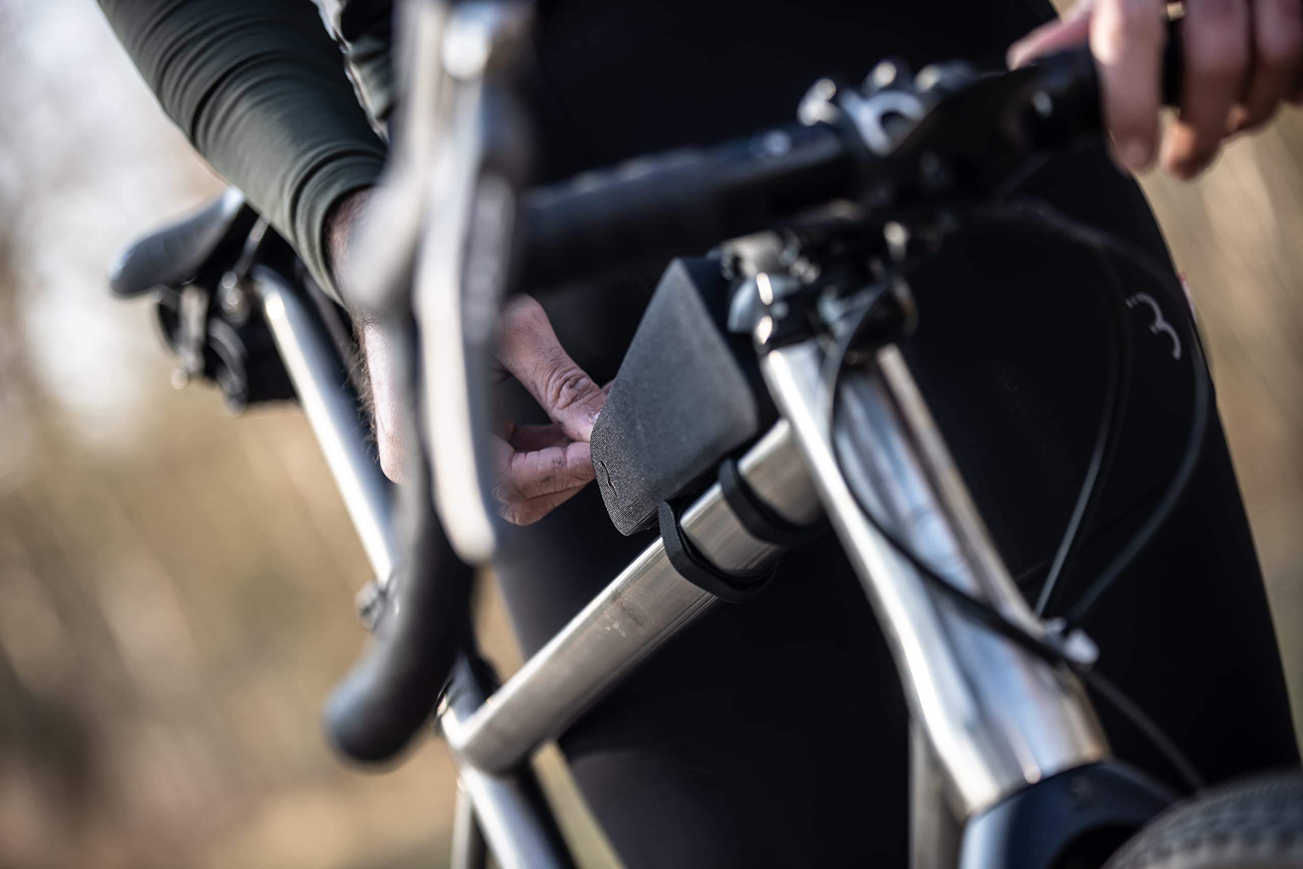 BBB Torba rowerowa na ramę rowerową I torba na ramę rowerową I wodoodporna torba rowerowa na ramę I Bikcepacking Torba na ramę roweru I SealTank L BSB-62L, czarna