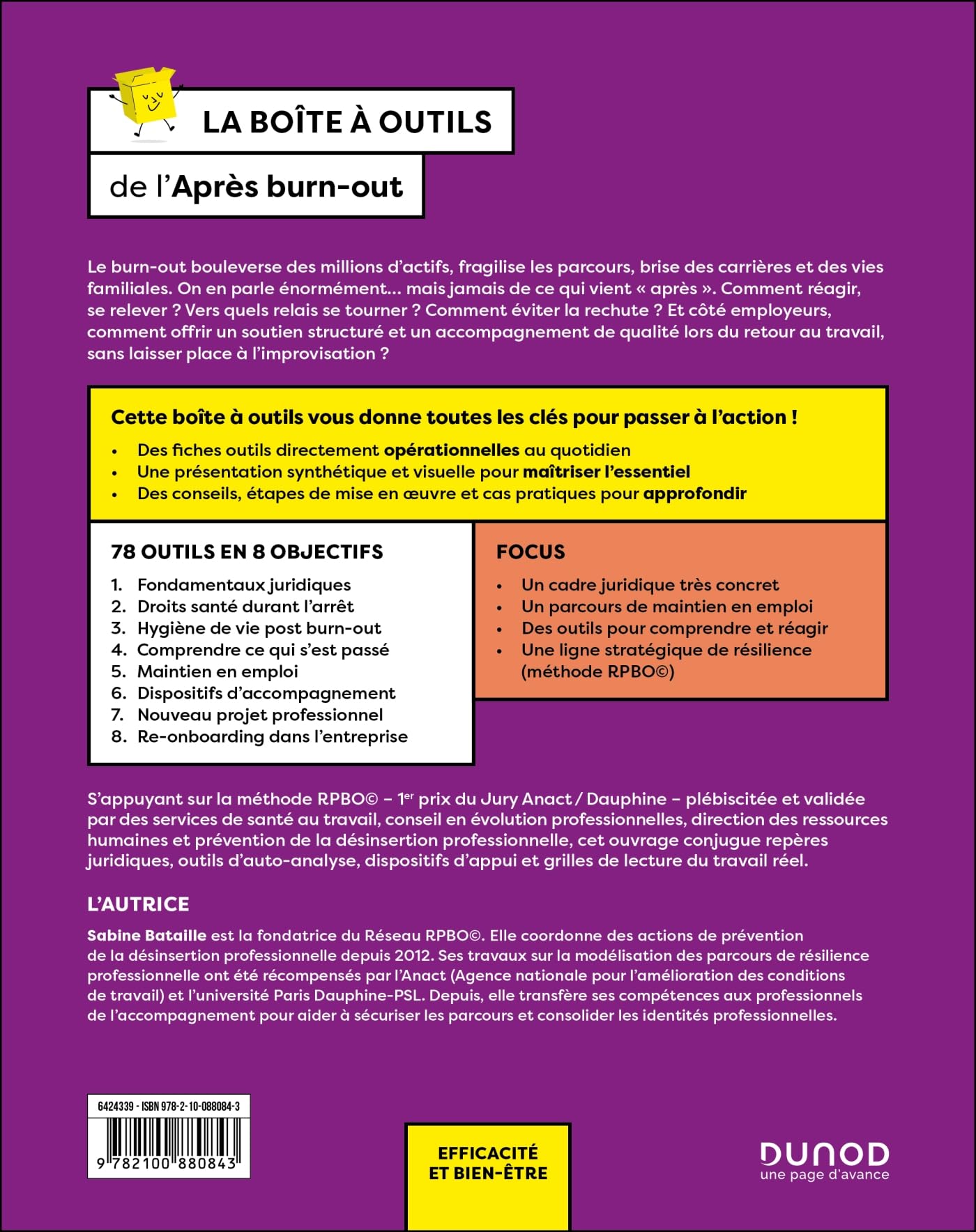 La boîte à outils de l'après burn-out: 78 outils clés en main
