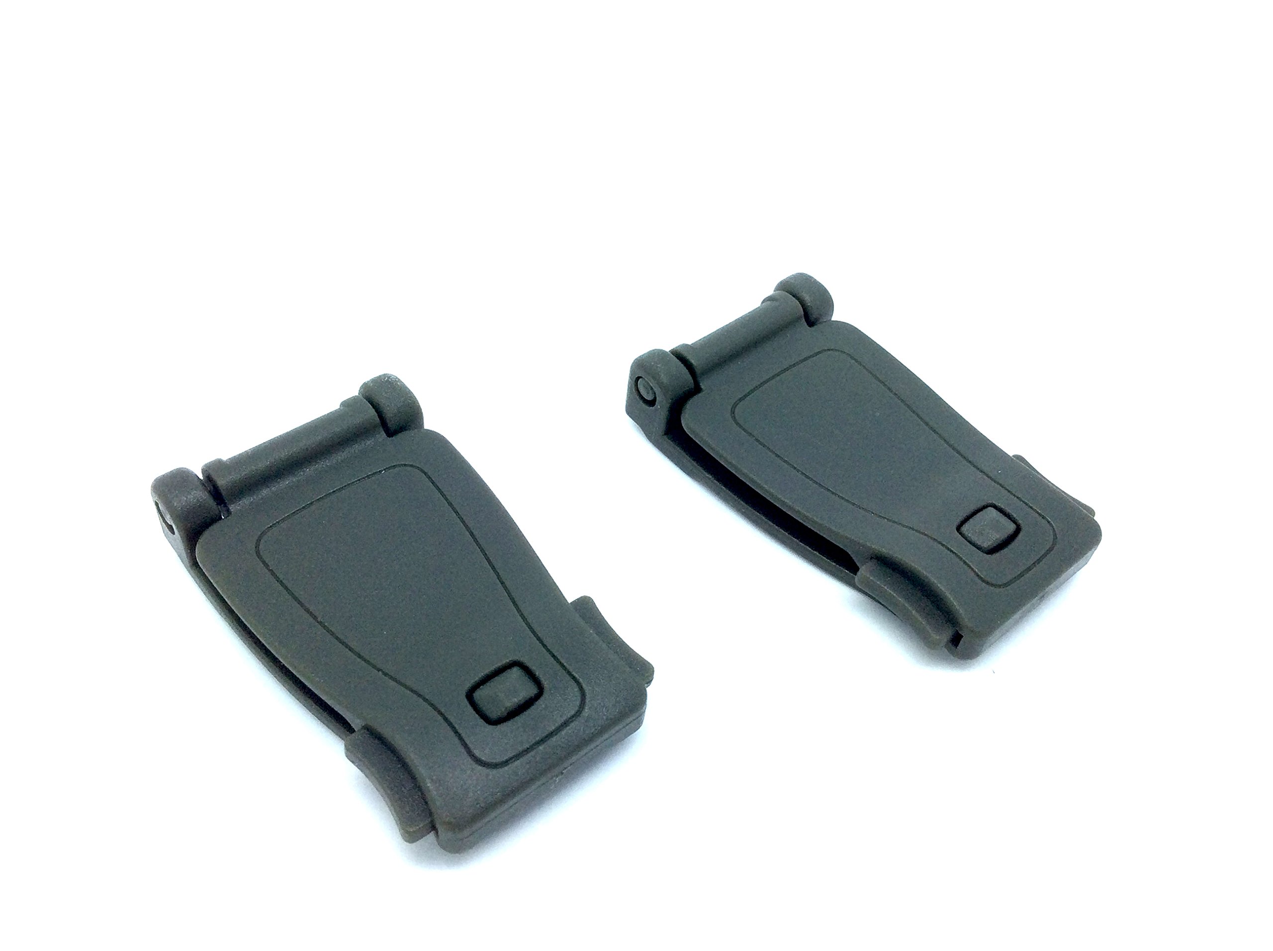 Pair of 26MM Molle Webbing Connecting Clips Strap Buckle Backpack Bag Vest Olive Drab