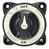 Interruptor 600A Blue Sea Battery Switch,Battery Selector Switch Battery Power Itor S Marine Master Battery Switch 600A 32V Single Circuit On Off Power Kill Switch for Marine Boat RV