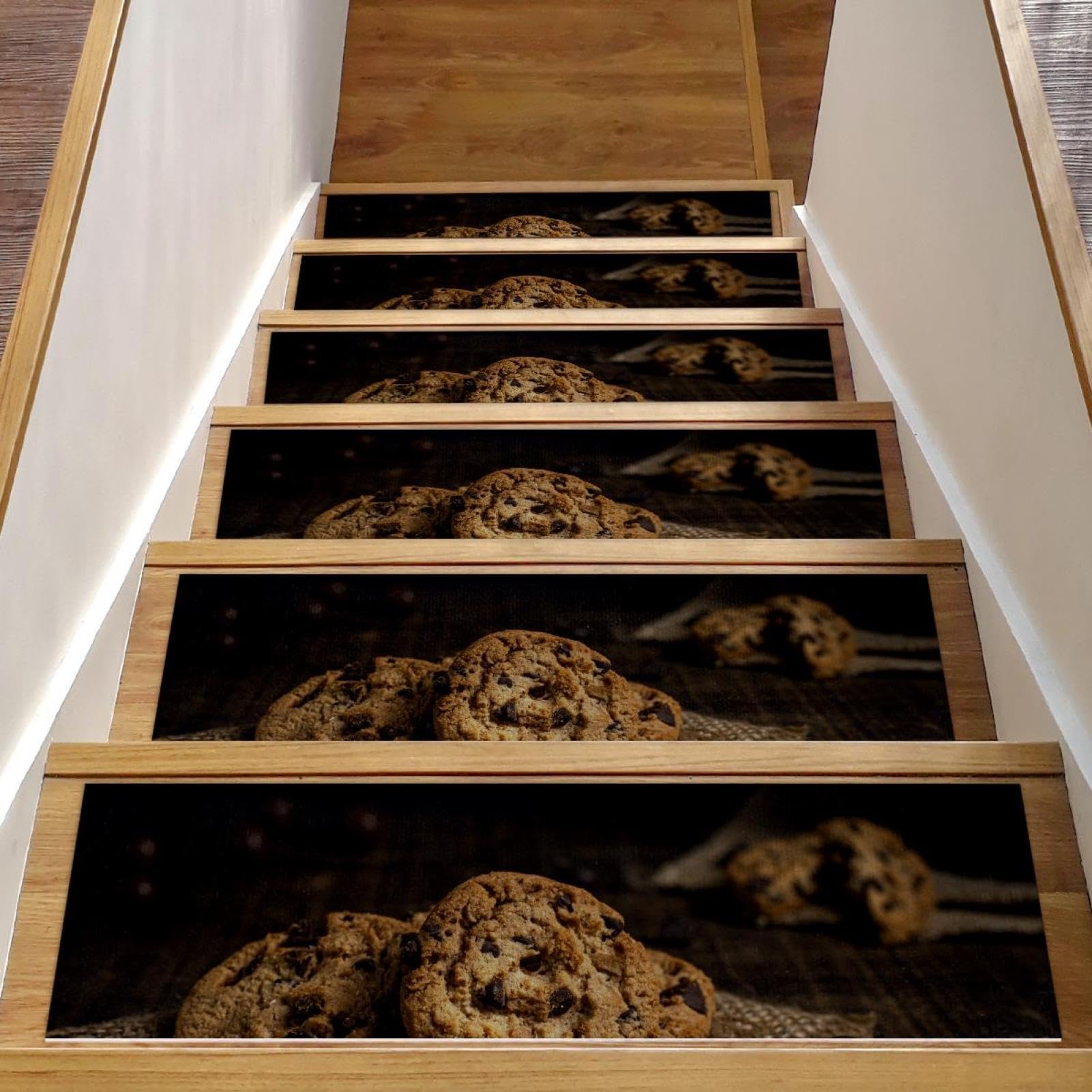 Tapis d'escalier antidérapants marches bois pour sécuriser chiens et enfants