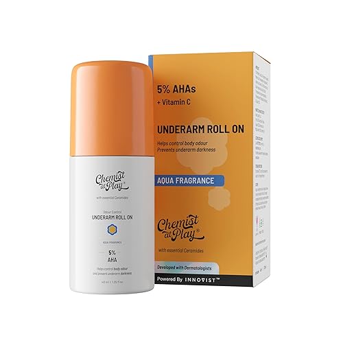 Miniatura 9 de UnderArm Roll-On con 5% ácido láctico 1% ácido mandélico  Previene el olor ilumina la piel y exfolia las axilas  Sin fragancia para pieles sensibles