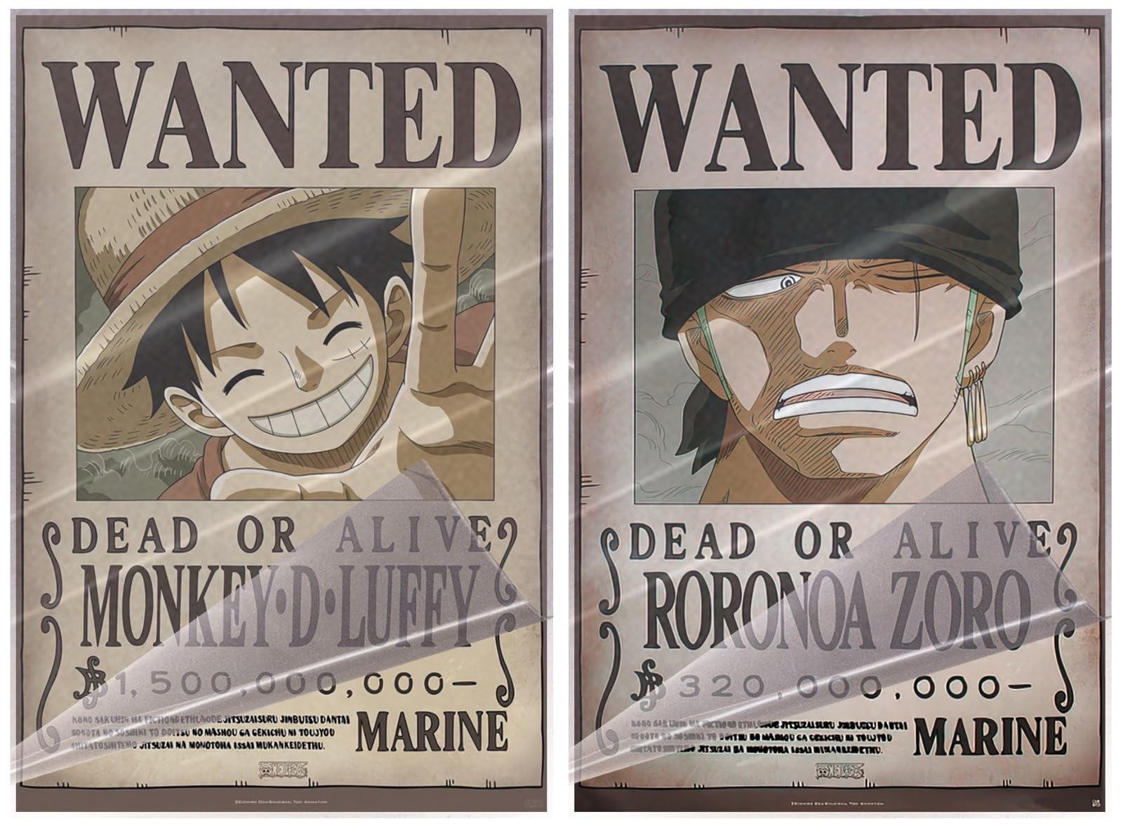 ONE PIECE WANTEDポスターセット Amazon.com: One Piece - Anime TV Show Poster Set (Wanted: Monkey D