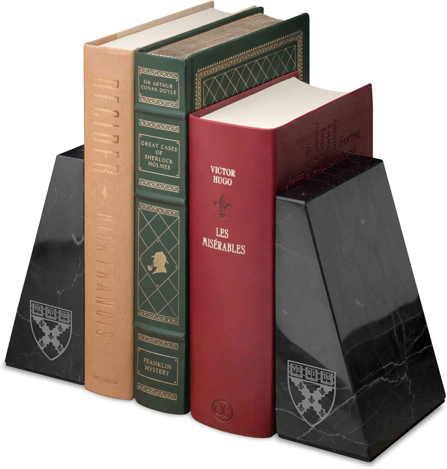 M.LaHart NCAA Unisex Marble Bookends