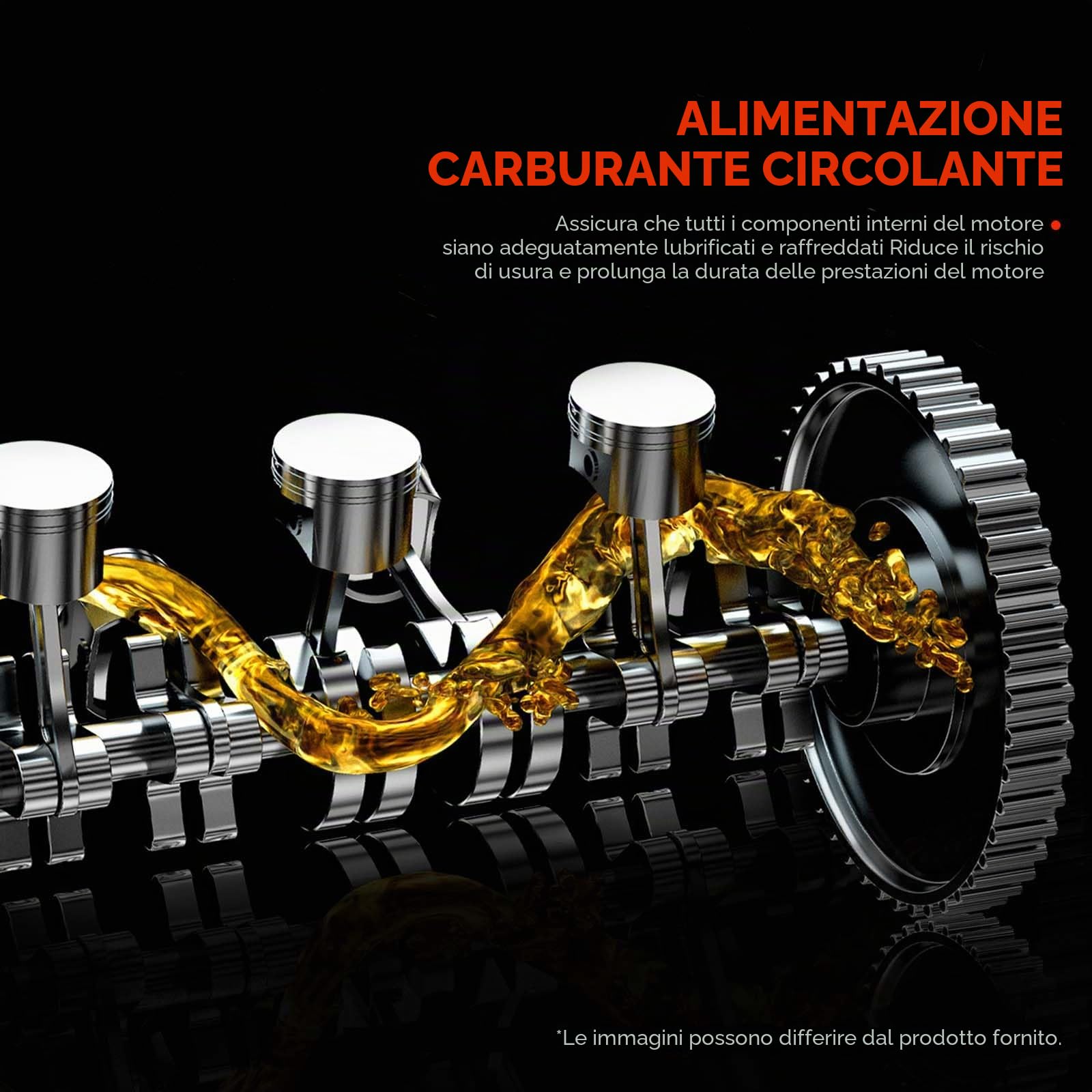 Frankberg Pompa dell'olio Con Dado per ingranaggio Diesel Compatibile con Serie 1 E81 E87 F20 Serie 1 F20 F21 E88 E82 Serie 3 E90 F30 F80 X3 E83 F25 Replace# 11417798014