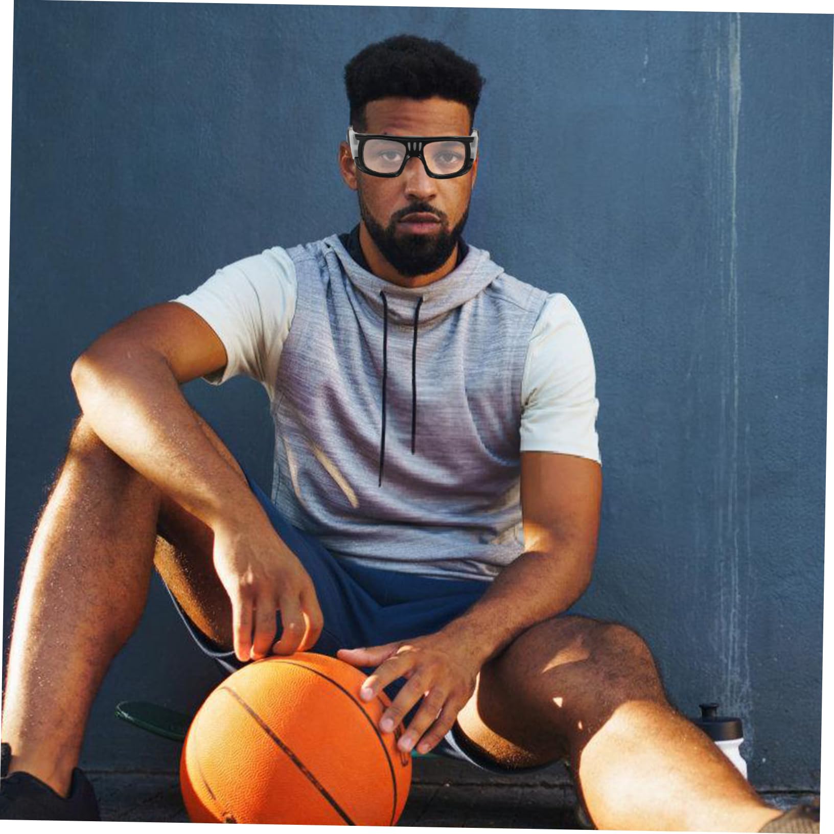 BESPORTBLE 3 Pezzi Occhiali Sportivi Antiurto Di Sicurezza Per Basket Calcio Ciclismo - Lenti Antiriflesso