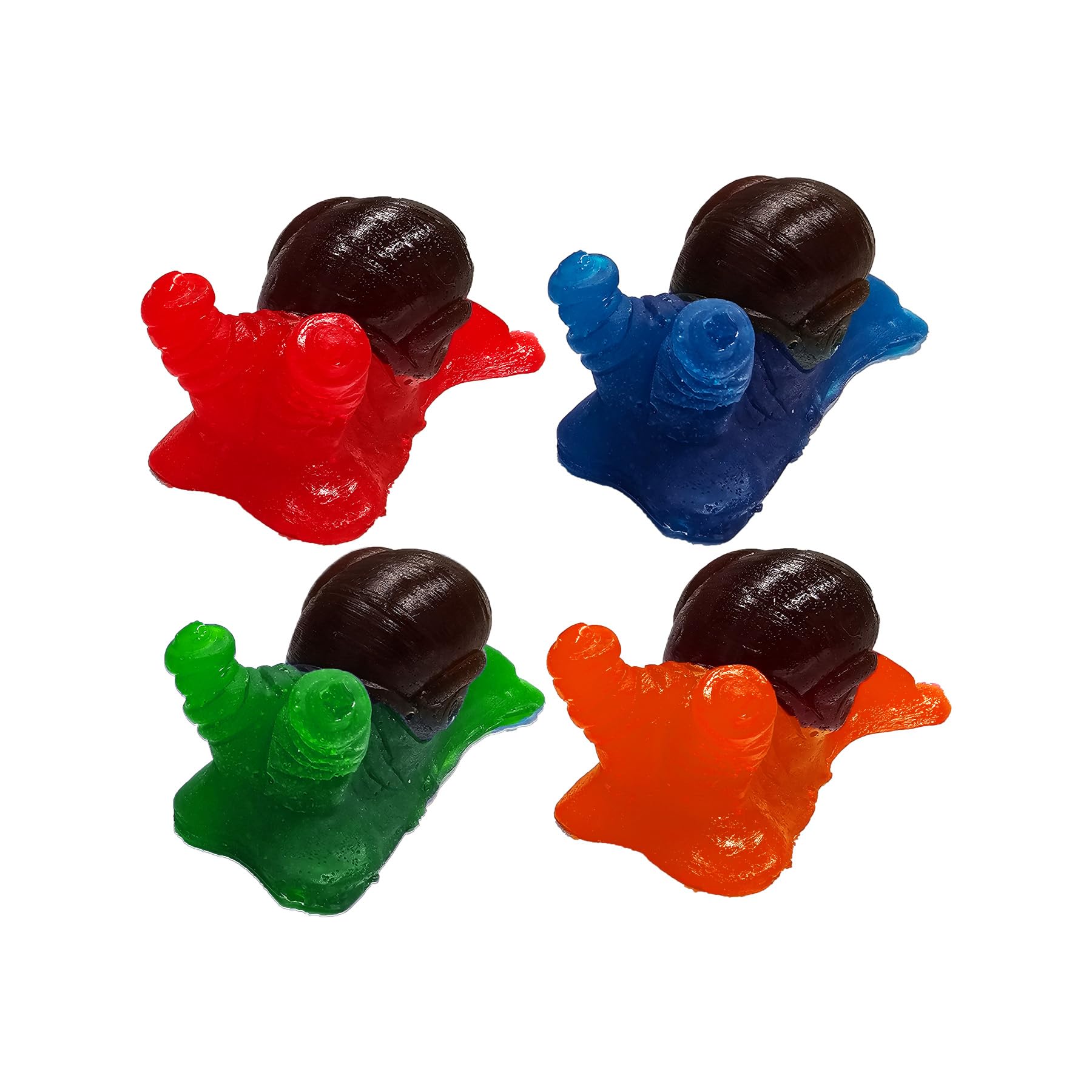 World's Greatest Gummy® - Sweet and Slimy Snails | Created by The Gummy Bear Guy® | Cherry, Orange, Green Apple, and Blue Raspberry with Cola Shells