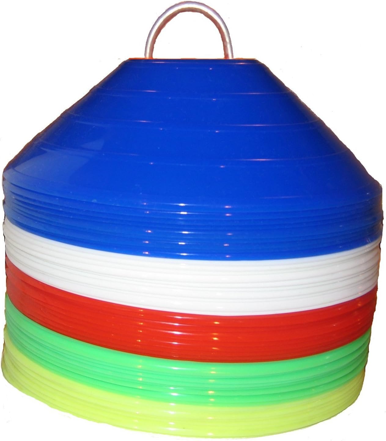 America Kicks Disc Cones Set of 50 MultiColor Soccer