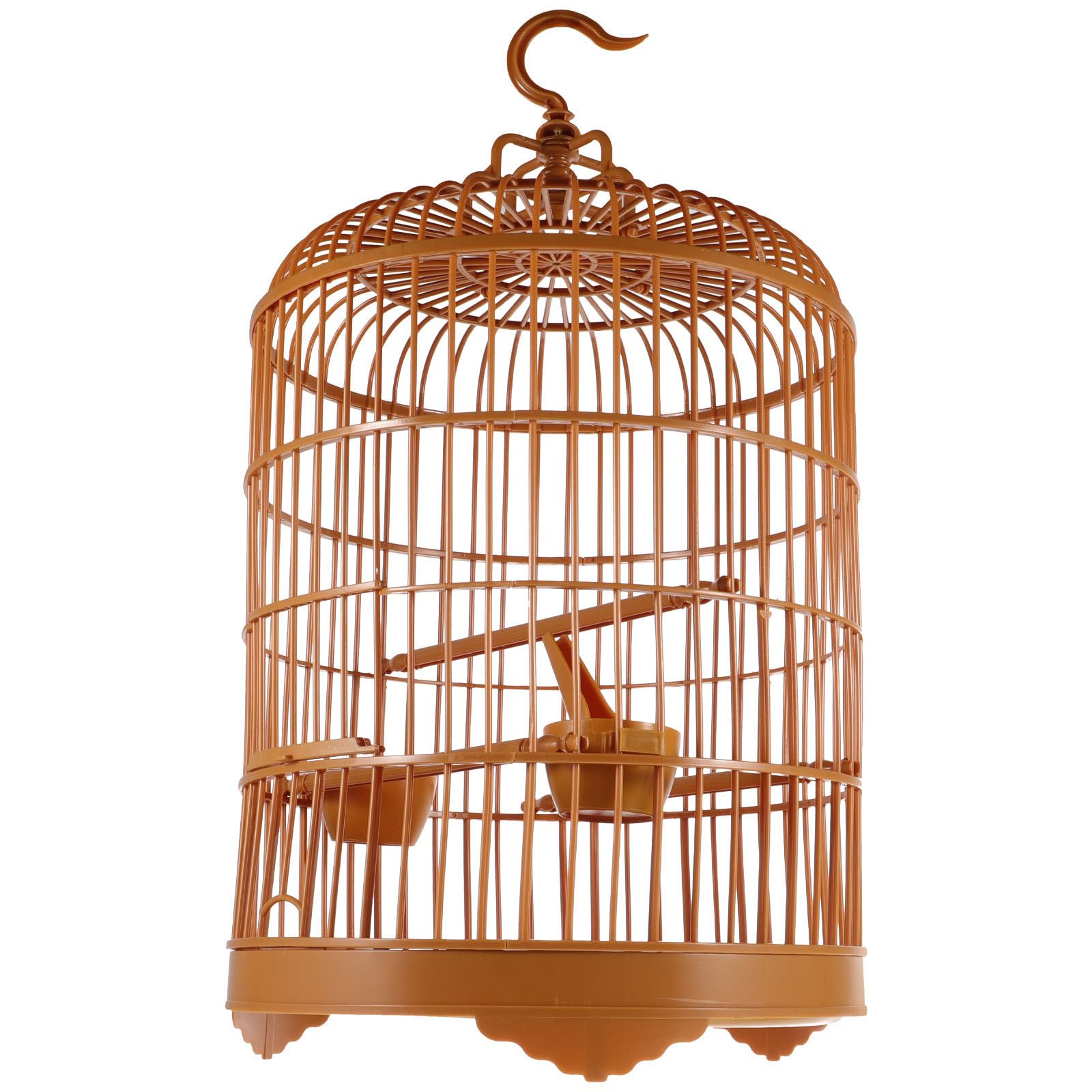 Cage à oiseaux ronde facile à nettoyer pour calopsittes et perroquets